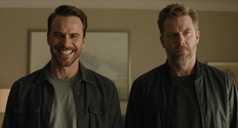 Homelander’s menacing smile vs. Billy Butcher’s determined scowl
