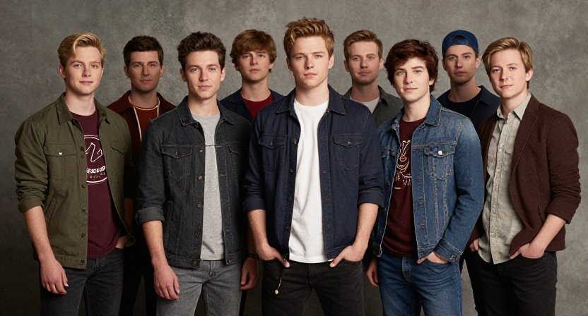 The Boys cast in a dramatic group shot